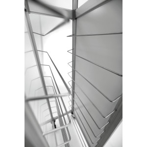 Voziček Inox 10 pladnjev GN 1/1