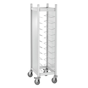 Voziček Inox 10 pladnjev GN 1/1