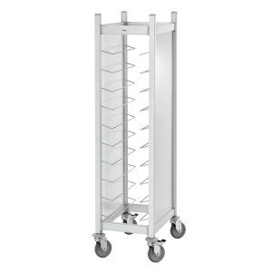 Voziček Inox 10 pladnjev GN 1/1