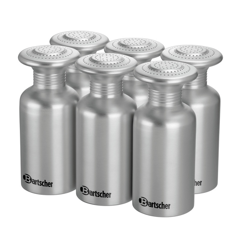 Lot de 6 Salières en Aluminium - 19 cm Bartscher Lot de 6 Salières en Aluminium - 19 cm Bartscher