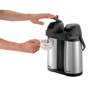 Termos s črpalko Duo - 2 x 1,9 L - Bartscher