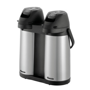 Termos s črpalko Duo - 2 x 1,9 L - Bartscher