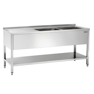 Pomivalno korito z odtokom na levi strani - 700 x 1800 mm