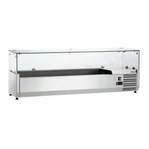 Saladette za postavitev - 6 x GN 1/4