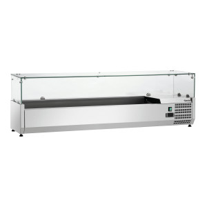 Saladette za postavitev - 7 x GN 1/4