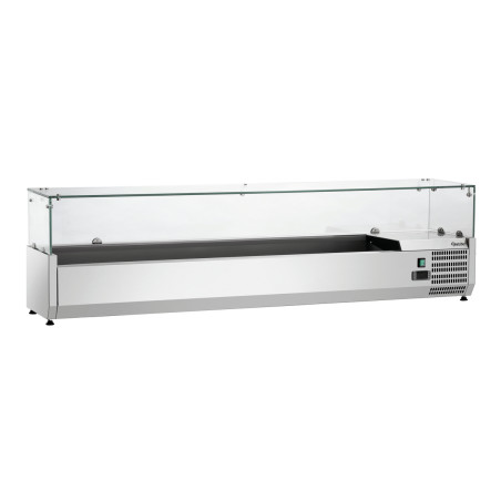 Saladette za postavitev - 8 x GN 1/4