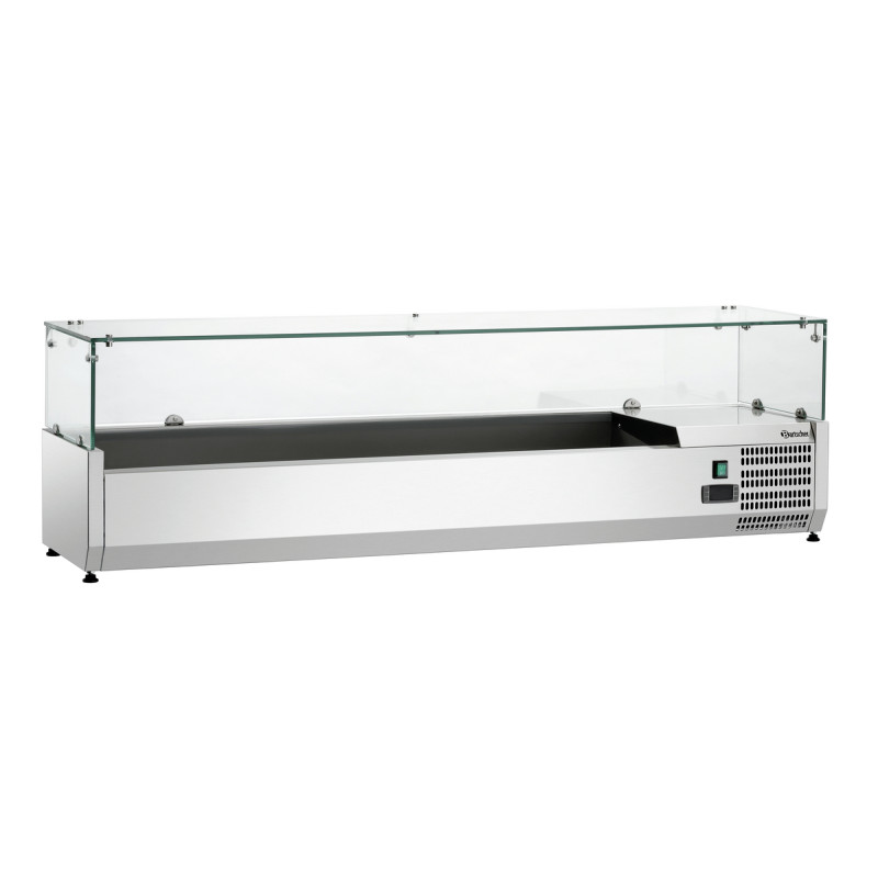 Saladette za postavitev - 5 x GN 1/3 + 1 x GN 1/2 Saladette za postavitev - 5 x GN 1/3 + 1 x GN 1/2