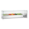 Saladette za postavitev - 5 x GN 1/3 + 1 x GN 1/2