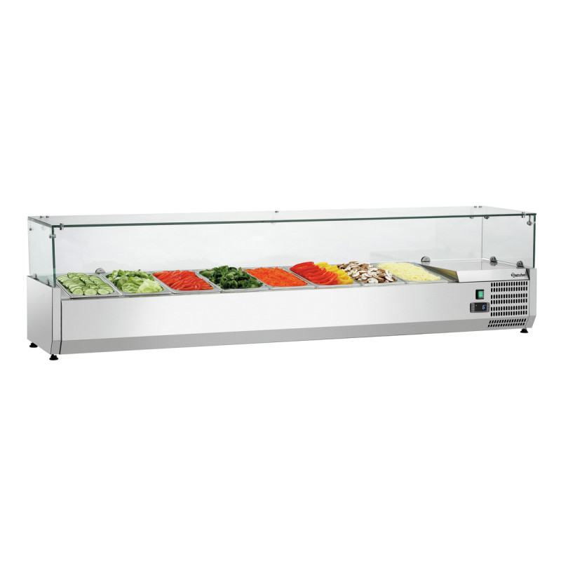 Saladette za postavitev - 8 x GN 1/3 Saladette za postavitev - 8 x GN 1/3