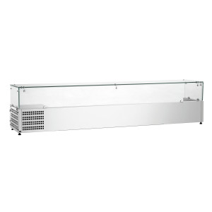 Saladette za postavitev - 9 x GN 1/3