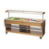 Hladilni bife / bar s solatami - 6 x GN 1/1