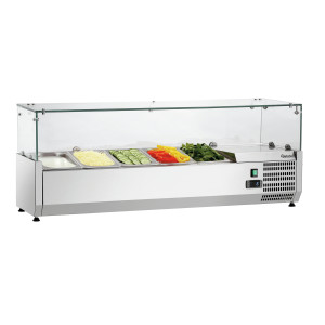 Saladette za postavitev - 5 x GN 1/4 - Bartscher