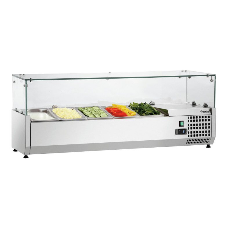 Saladette za postavitev - 5 x GN 1/4 - Bartscher Saladette za postavitev - 5 x GN 1/4 - Bartscher