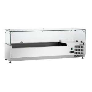 Saladette za postavitev - 5 x GN 1/4 - Bartscher