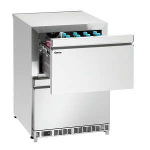 Hladilna miza 2 vrati 2 predala - Š 600 x G 600 mm - Bartscher