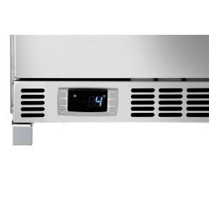 Hladilna miza 2 vrati 2 predala - Š 600 x G 600 mm - Bartscher