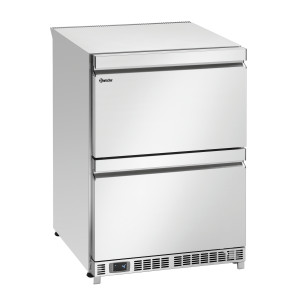 Hladilna miza 2 vrati 2 predala - Š 600 x G 600 mm - Bartscher