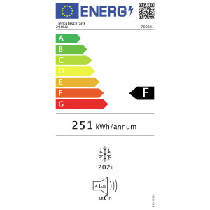 Hladilnik z negativno temperaturo, bel - 200 L | Bartscher - Kvalitetna profesionalna oprema