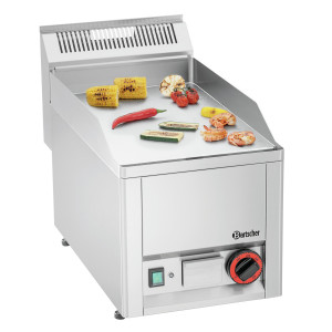 Plancha GPL 320E-G Bartscher: Kromirana gladka plošča in moč 3000W