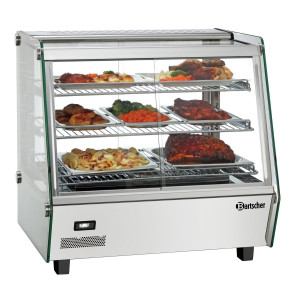 Ogrevana vitrina Bartscher DeliPlus I-D | Optimalno vzdrževanje temperature in predstavitev