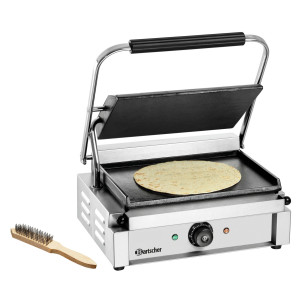 Grill kontakt Panini 1G Bartscher - Gladke plošče za okusne prigrizke