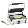 Grill kontakt Panini 1G Bartscher - Gladke plošče za okusne prigrizke