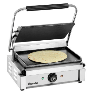 Grill kontakt Panini 1G Bartscher - Gladke plošče za okusne prigrizke