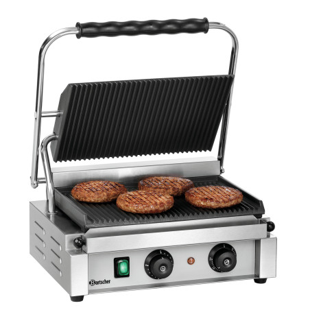 Grill kontakt Panini-T Bartscher: Visoko zmogljiv kontaktni žar za paninije in sendviče