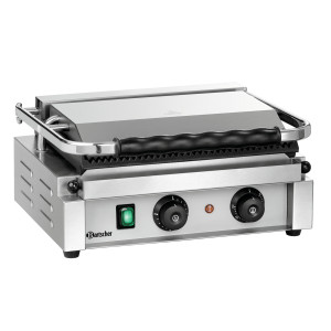 Grill kontakt Panini-T Bartscher: Visoko zmogljiv kontaktni žar za paninije in sendviče