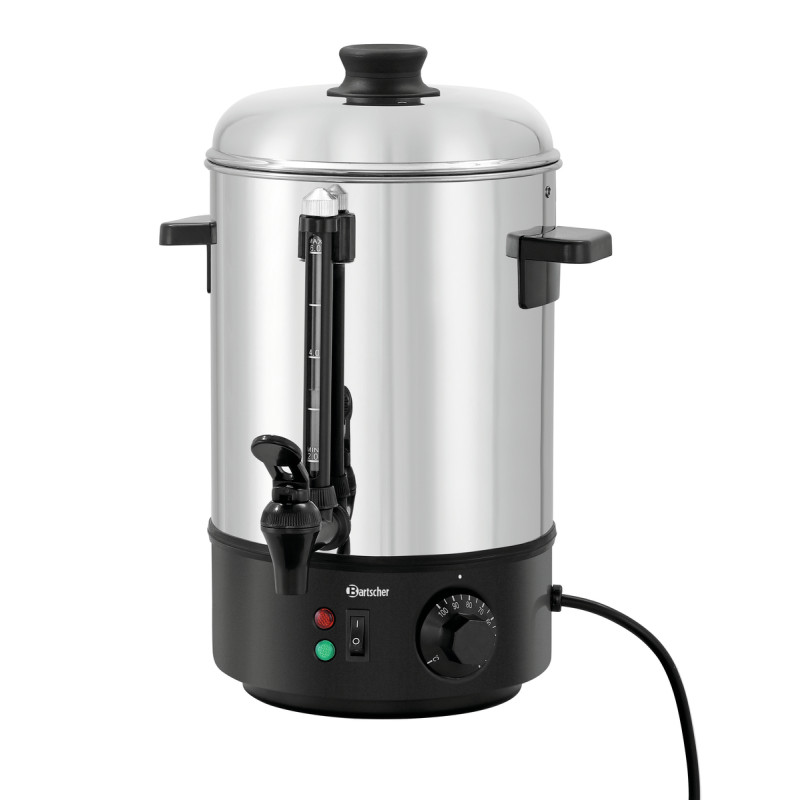 Hot water dispenser 6L Bartscher in stainless steel, adjustable temperature Hot water dispenser 6L Bartscher in stainless steel, adjustable temperature