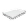 Eleganten servirni krožnik iz bele melamine - blagovna znamka Bartscher