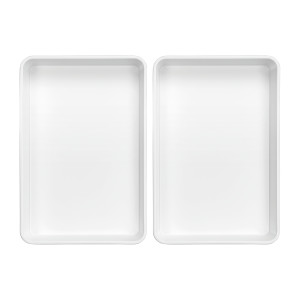 Eleganten servirni krožnik iz bele melamine - blagovna znamka Bartscher