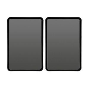 Črn predstavitveni krožnik iz melamina 210x280 mm Bartscher - Eleganca in profesionalnost v kuhinji