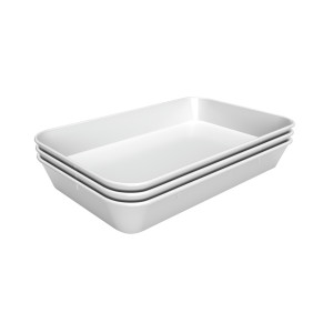Predstavitveni pladenj 280x420 v beli melamini | Bartscher
