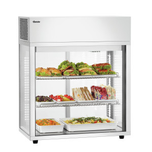 Predstavitvena plošča 80W-190x300 iz bele melaminske mase - Bartscher