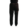 Hlače za kuhinjo Mixte Easyfit črne barve s Teflonom - Velikost XL - Whites Chefs Clothing - Fourniresto