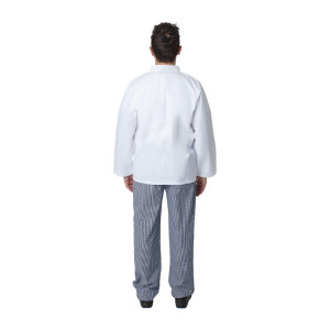 Kuhinjska delovna halja Vegas z dolgimi rokavi - bela - velikost M - Whites Chefs Clothing - Fourniresto