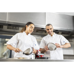 Kuhinjska mešana srajca Vegas s kratkimi rokavi - velikost S - Whites Chefs Clothing - Fourniresto