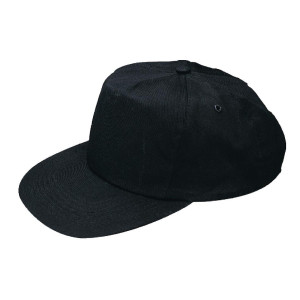 Baseball kapa črna z nastavljivim trakom - enotna velikost - Whites Chefs Clothing - Fourniresto