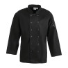 Črna mešana kuharska jakna z dolgimi rokavi Vegas - velikost S - Whites Chefs Clothing - Fourniresto