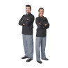 Vrhunska črna mešana kuharska jakna z dolgimi rokavi Vegas - velikost XXL - Whites Chefs Clothing