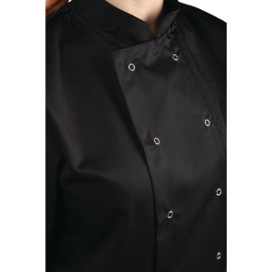 Črna mešana kuhinjska srajca z kratkimi rokavi Vegas - velikost S - Whites Chefs Clothing - Fourniresto