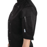Črna mešana kuhinjska jakna z kratkimi rokavi Vegas - velikost Xs - Whites Chefs Clothing - Fourniresto
