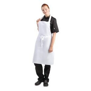 Predpasnik Bavette Bel 711 X 656 Mm - Bela kuharska oblačila - Fourniresto
