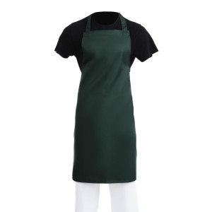 Pletenica Bavette Zelena Steklenica 710 X 970 Mm - Bela Kuharska Oblačila - Fourniresto