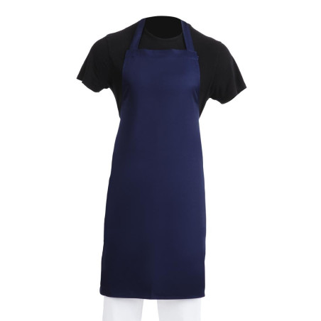 Predpasnik Bavette Modre barve 710 x 970 mm - Whites Chefs Clothing - Fourniresto