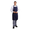 Predpasnik Bavette Modre barve 710 x 970 mm - Whites Chefs Clothing - Fourniresto