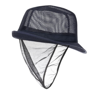 Klobuk Trilby v mornarsko modri barvi s čipko - velikost L 590 mm - FourniResto - Fourniresto