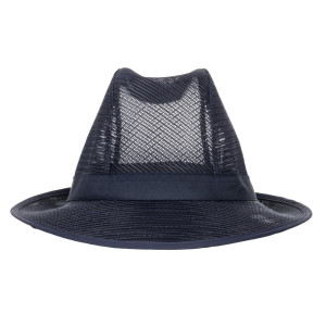 Klobuk Trilby v mornarsko modri barvi s čipko - velikost M 570 mm - FourniResto - Fourniresto
