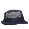 Klobuk Trilby v mornarsko modri barvi s čipko - velikost M 570 mm - FourniResto - Fourniresto